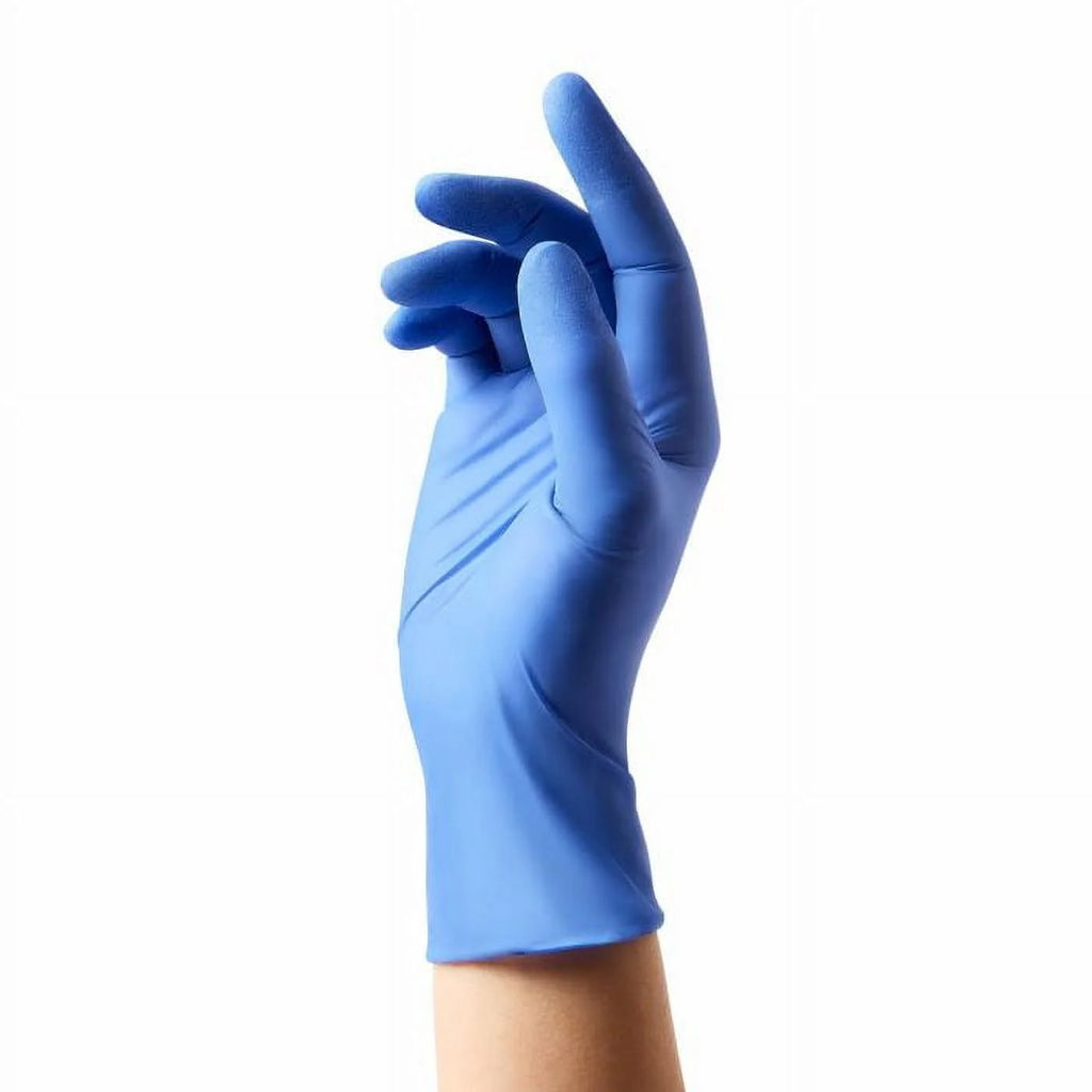 Large Dark Blue Nitrile Exam Gloves, 250 Count Y576271