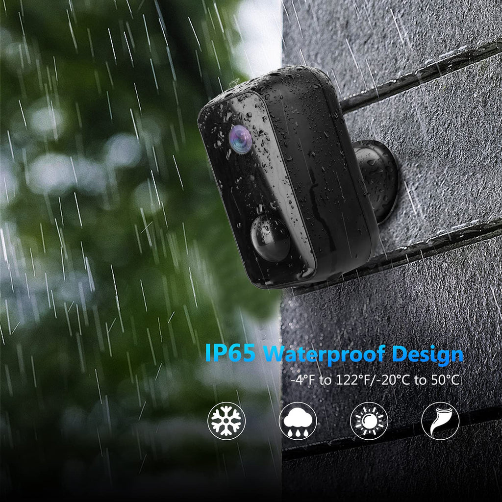 1080P WiFi Outdoor Security Camera with PIR Motion Detection Y818433