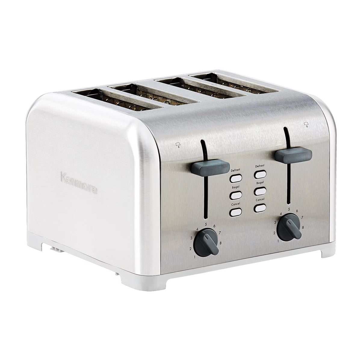 4-Slice Stainless Steel Toaster with Dual Controls I9611