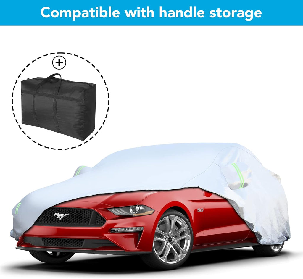 6 Layers Waterproof Full Exterior Car Cover with Zipper C62981