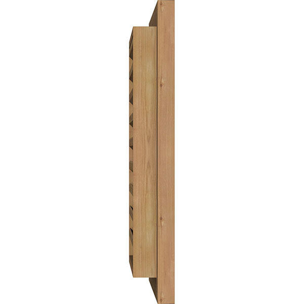 Unfinished Vertical Gable Vent C63252