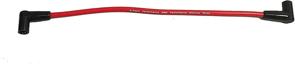 Red 8.0mm Spark Plug Wires & 45K Volt Coil Distributor M2943