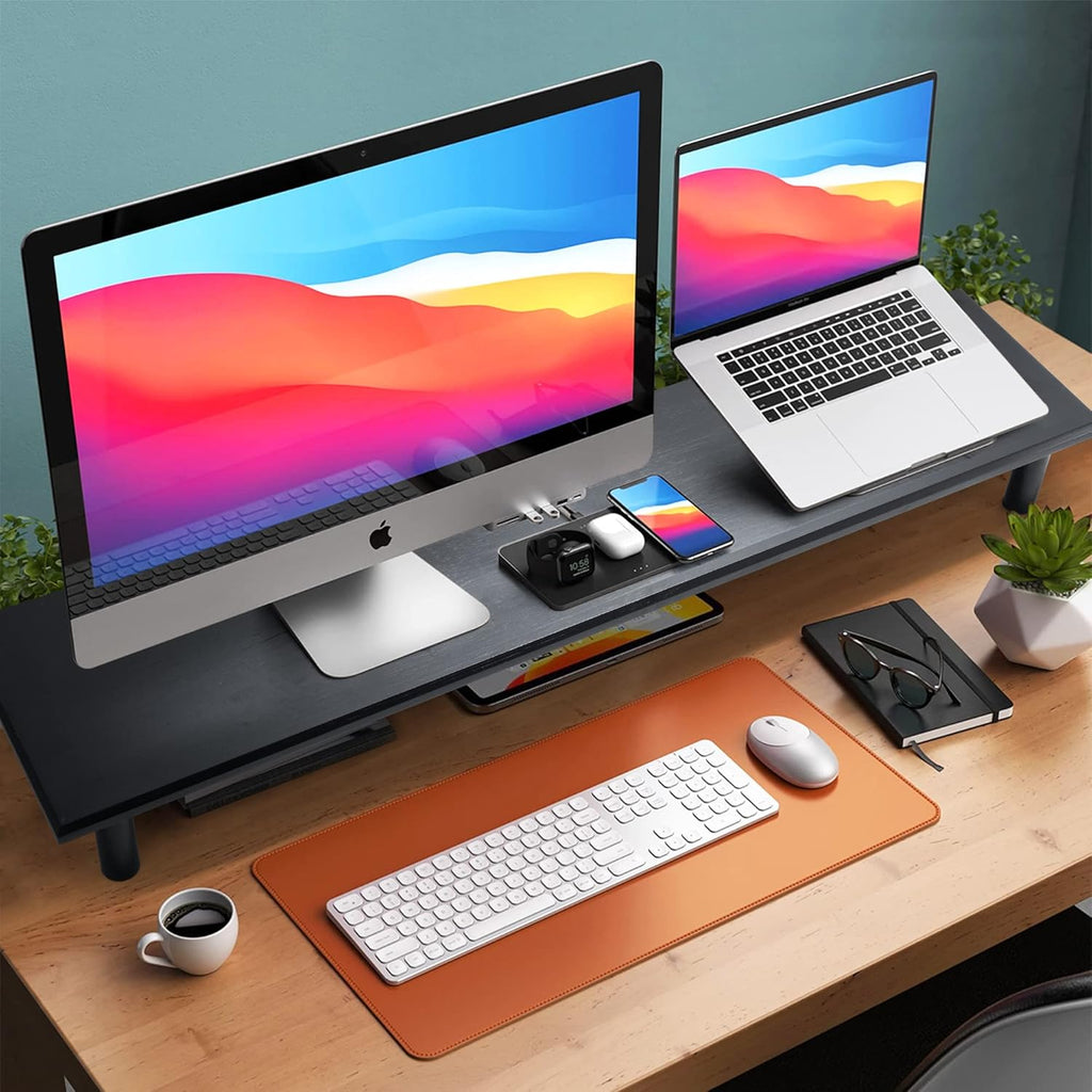 Bamboo Monitor Stand Pack of 2 K1957