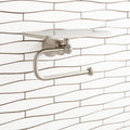 Brushed Nickel Toilet Paper Holder with Shelf V509946