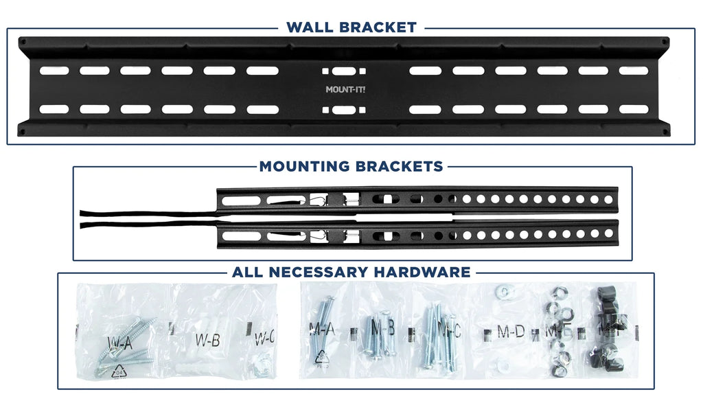Low Profile Fixed TV Mount for 37"-70" TVs, 77lb. Capacity P862662