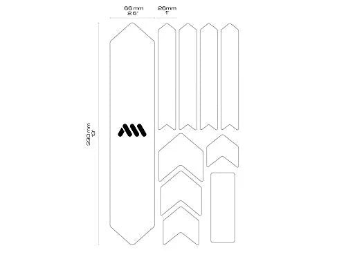 Honeycomb frame guard XL, black/silver G481