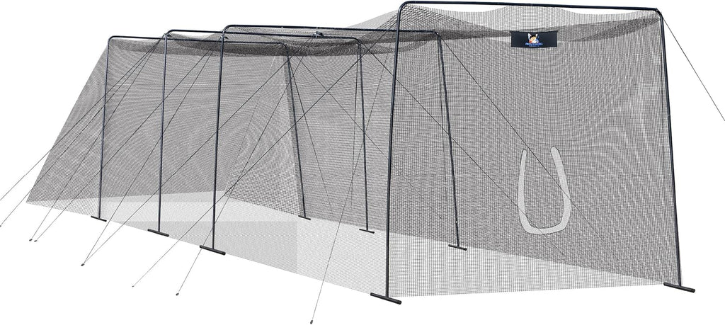 40 and 60 Foot Batting Cage with Frame and Netting B236