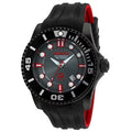 Black Silicone Automatic Diving Watch B16472