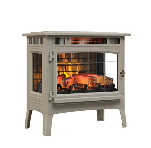 Electric Infrared Quartz Fireplace Stove with 3D Flame Effect T666518