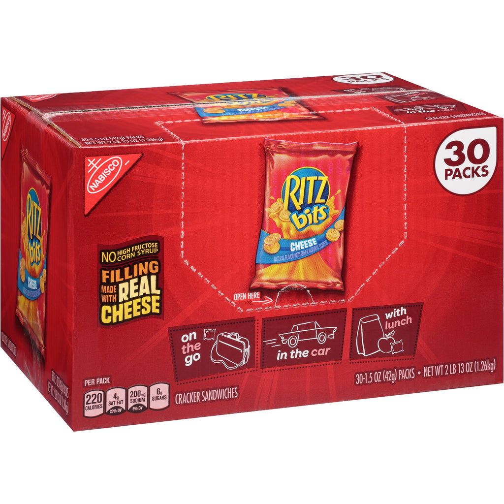 Ritz Bits Cheese Cracker Sandwiches (1.5 Ounce packs, 30 Count) Z5290