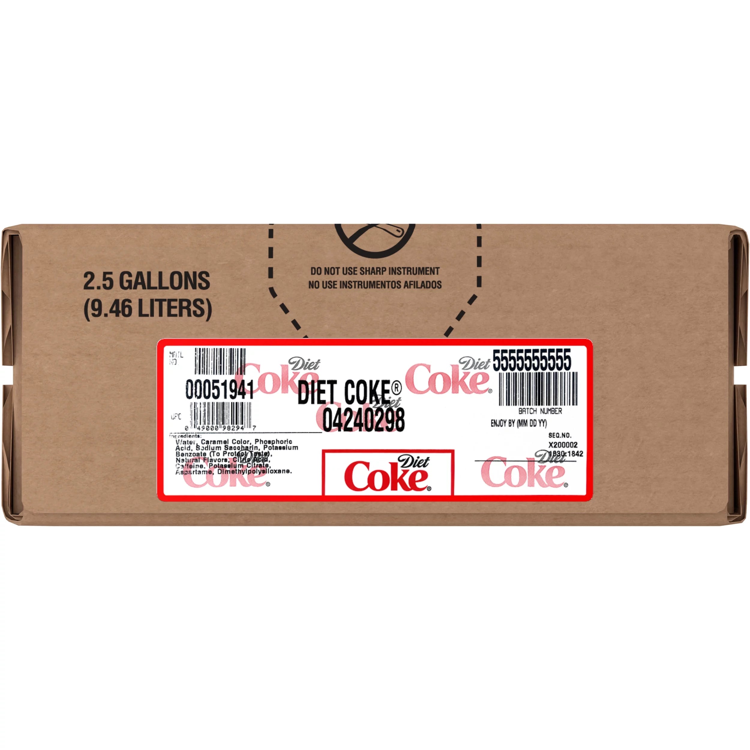 2.5 Gallons Bag in box Q404