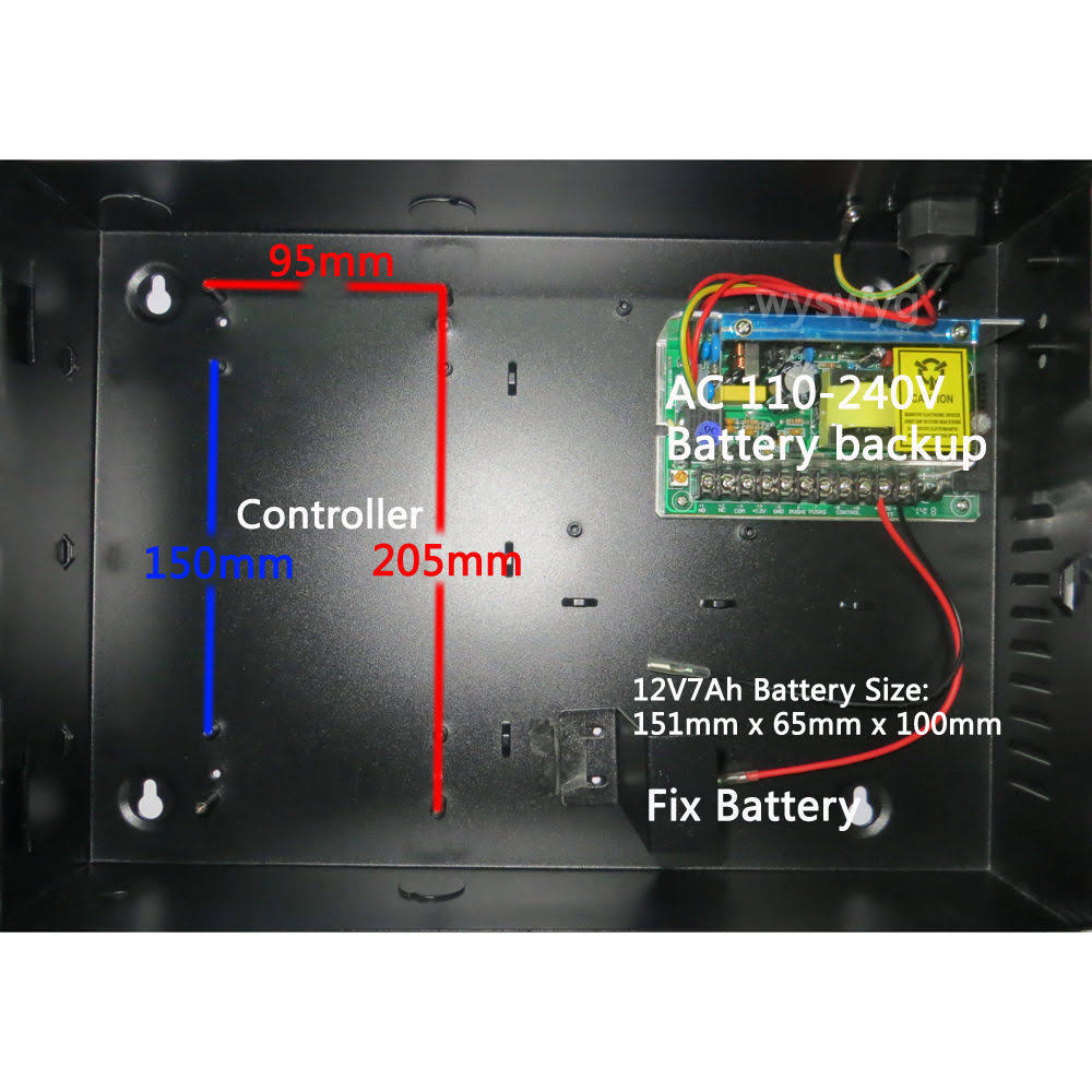 4 Door Access Controller with Battery Backup M913310