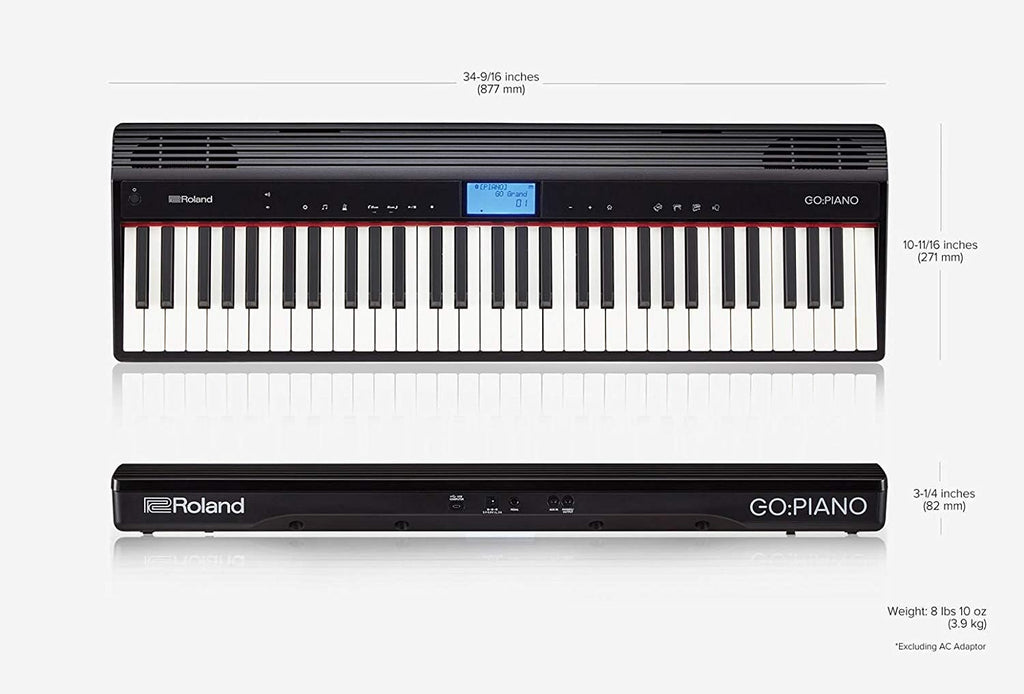 61-key Digital Piano Keyboard with Integrated Bluetooth Speakers E927
