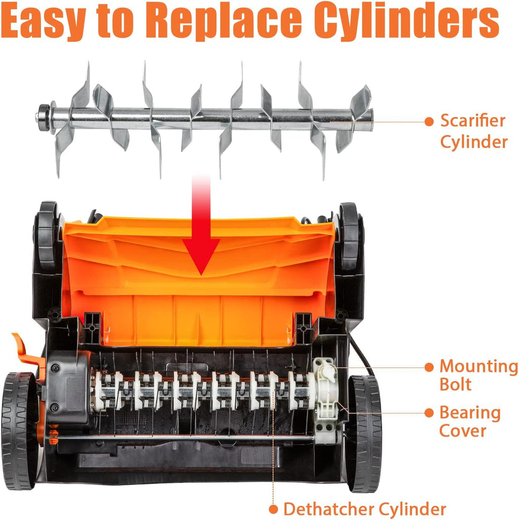 13-Inch 12AMP Scarifier and Dethatcher H300951
