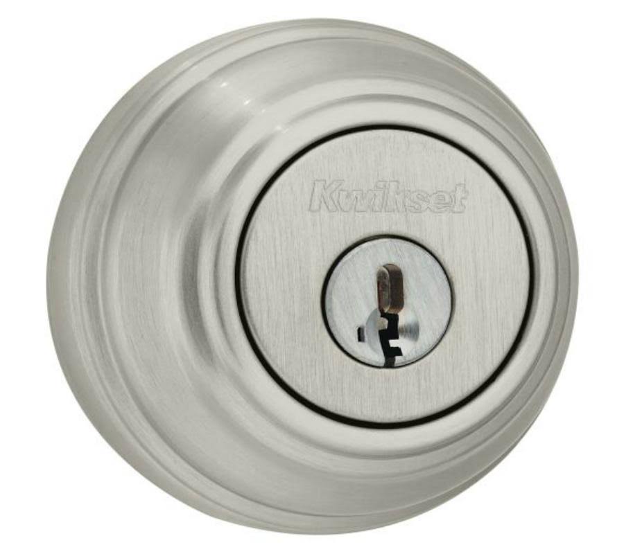 Satin Nickel Single Cylinder Deadbolt X90354
