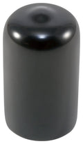 Black Vinyl Plastic Round Cap, Pack of 500 T893