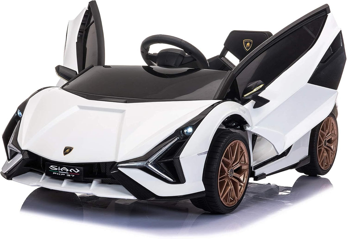Red Licensed Lamborghini Sian 12V Electric Ride On Car with Parent Remote Control A93199