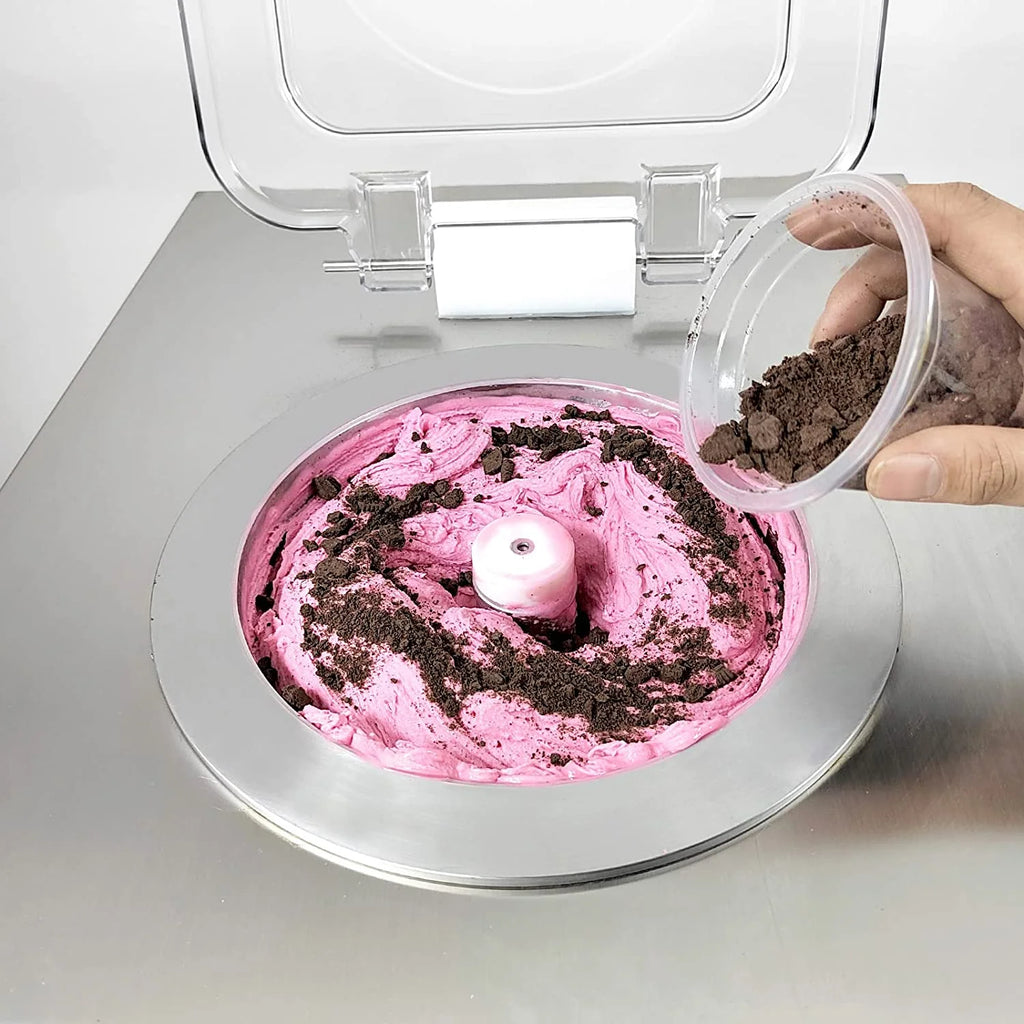 Commercial ETL Vertical Gelato Hard Ice Cream Machine, 5.8L Cylinder Q776