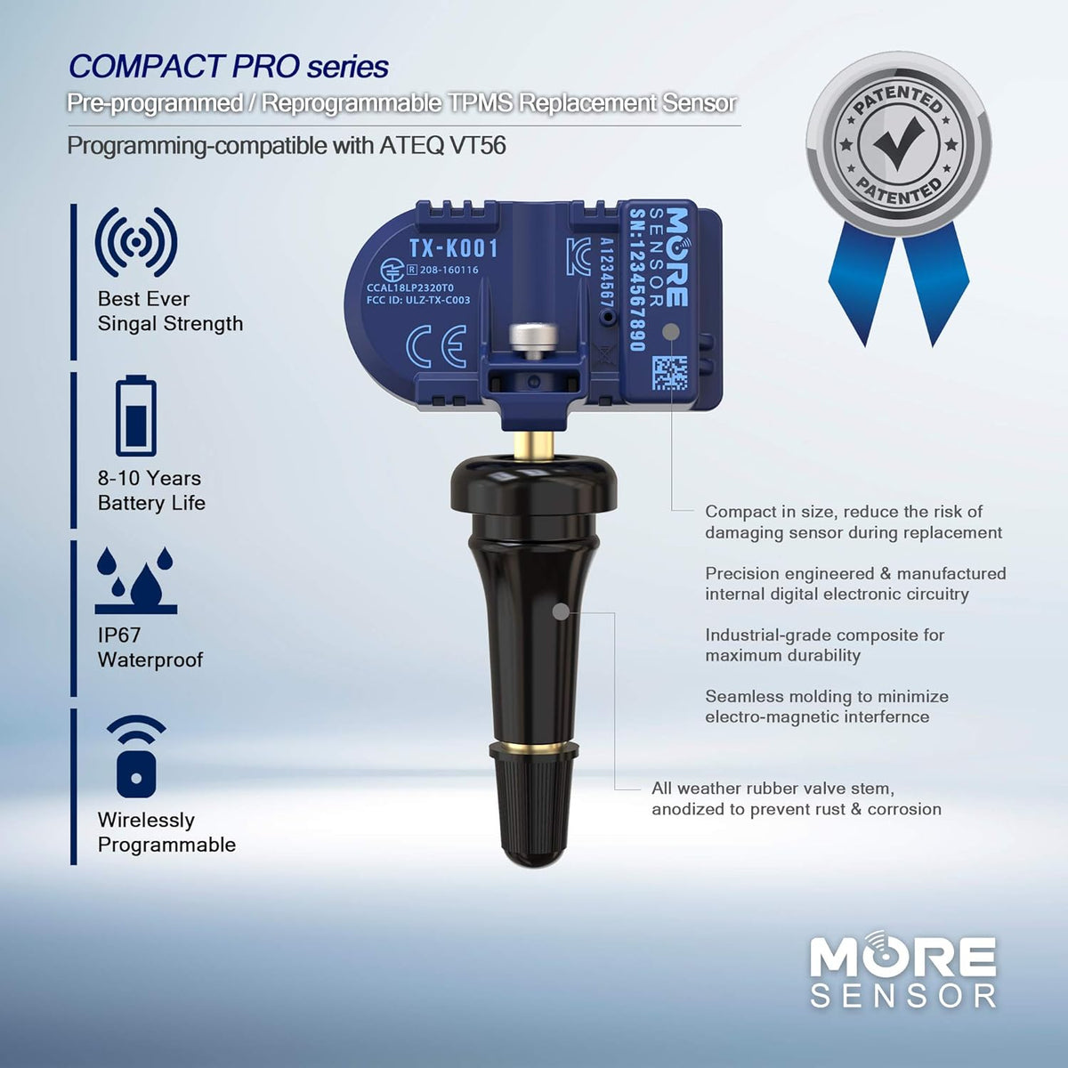 TPMS Tire Pressure Sensor 4-Pack C9503