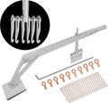 Dent Pull Lever Bar with 6 Claw Hook, Aluminum Alloy, Pack of 2 T25100