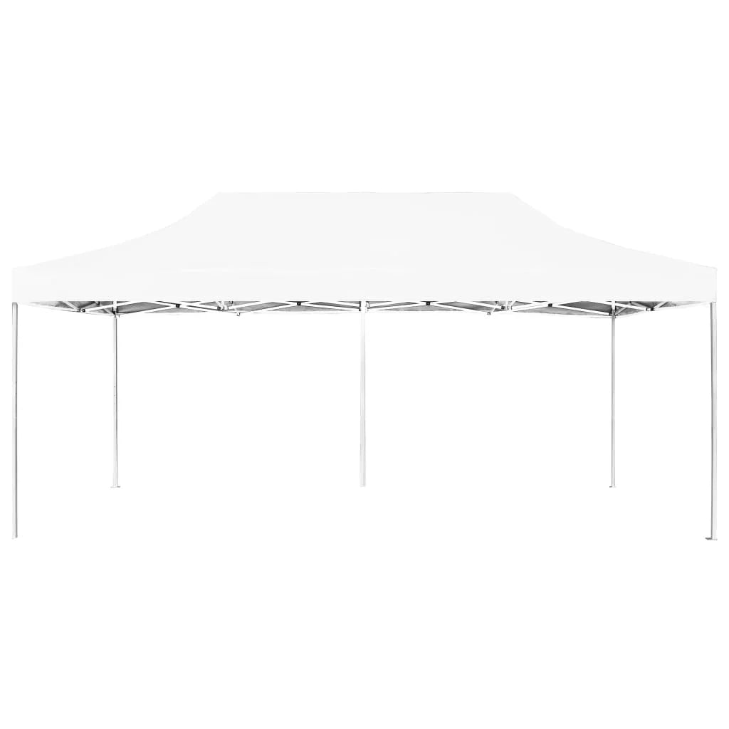 19.7'x9.8' White Aluminum Folding Party Tent Q70678