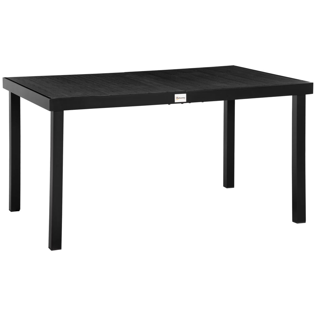 Rectangular Aluminum Outdoor Dining Table V55963