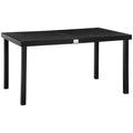 Rectangular Aluminum Outdoor Dining Table V55963