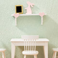 Mini Rabbit Rack Birch Dollhouse Shelf E57702