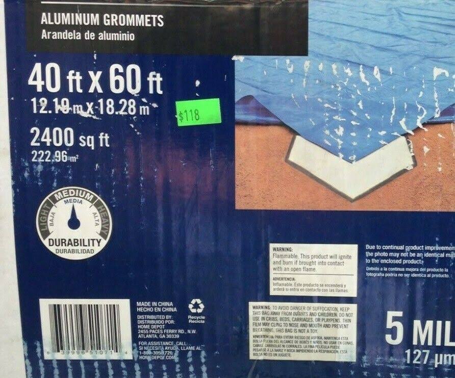 Blue Medium Duty Tarp O968