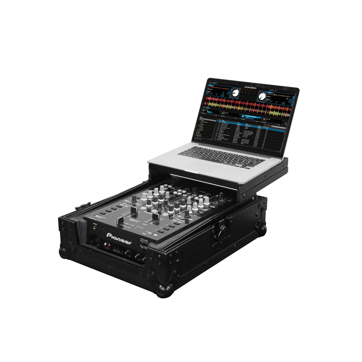 Black Universal 10-Inch DJ Mixer Glide Case S2157