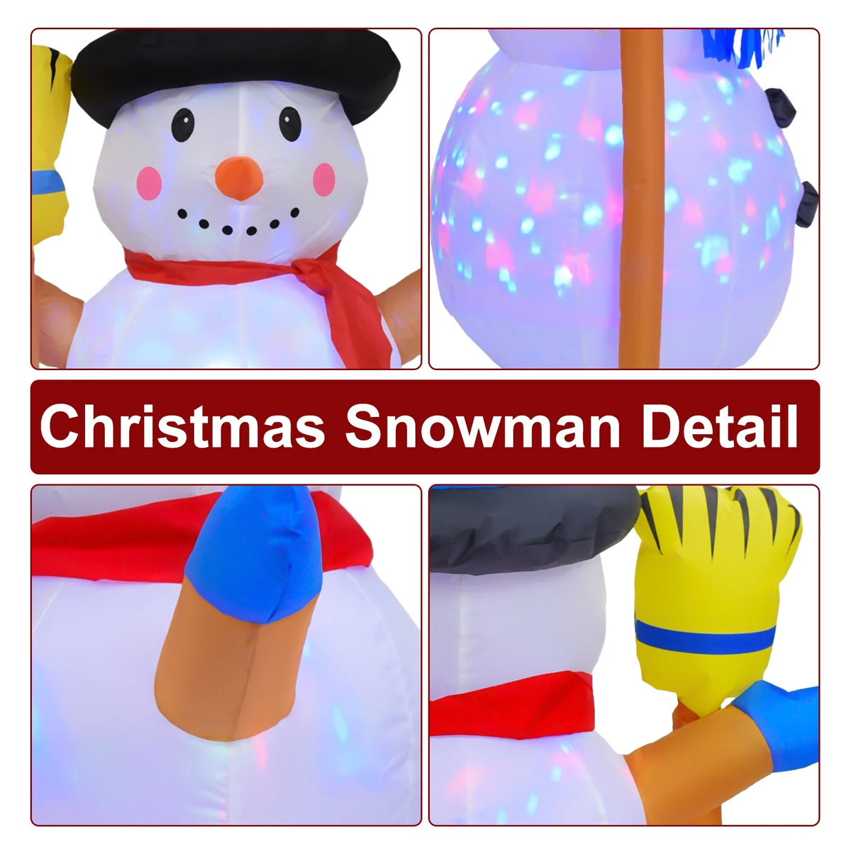 LED Inflatable Snowman P7983