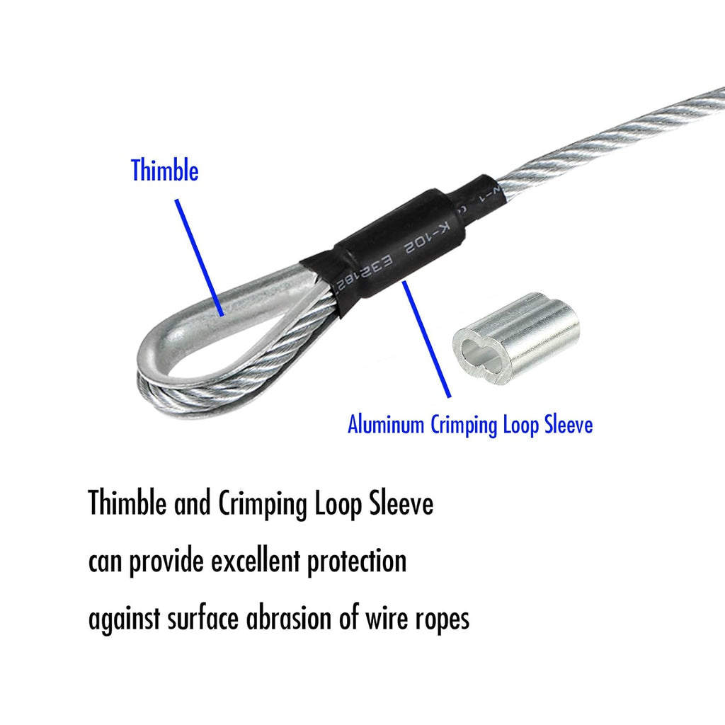 1/4 Inch Galvanized Steel Cable (180 FT) U26317