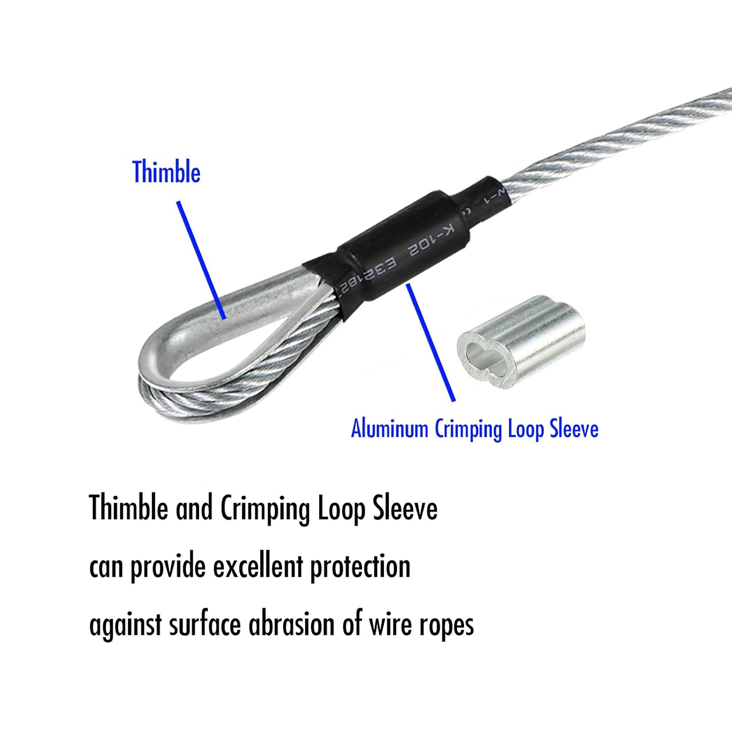 1/4 Inch Galvanized Steel Cable (180 FT) U26317