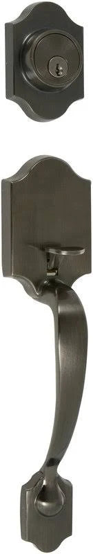 Satin Nickel Single Cylinder Entrance Handleset K2427