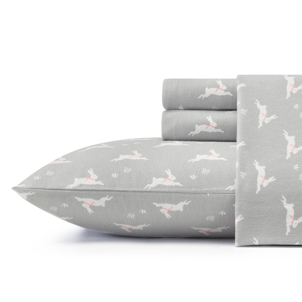 Beige Flannel Full Sheet Set C650