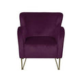 Rose Velvet Wingback Chair K693984