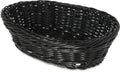 Black Woven Oval Basket - 6/Case O962