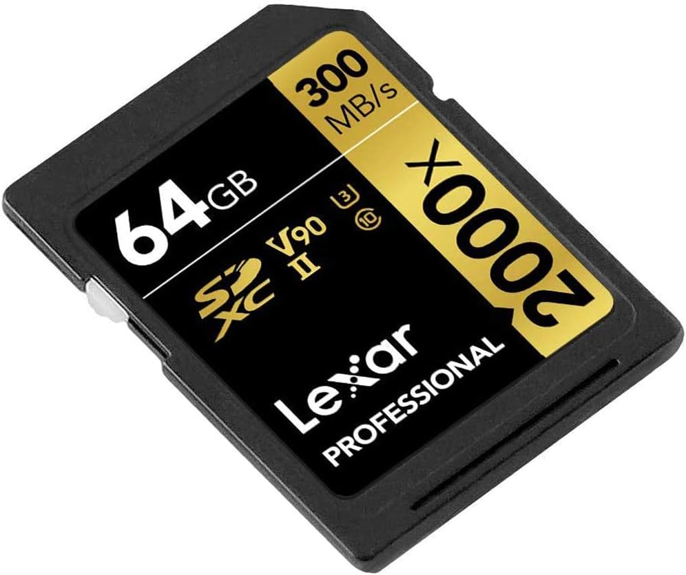 Pack of 3 64GB (192GB Total) SDXC UHS-II Memory Cards with Reader & Case Y774