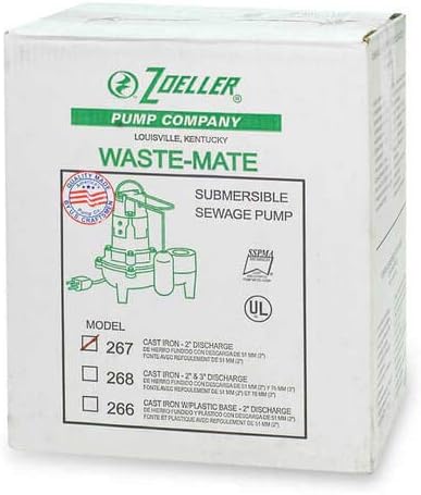 Cast Iron Sewage Pump, 230 V, 1/2 HP W977652
