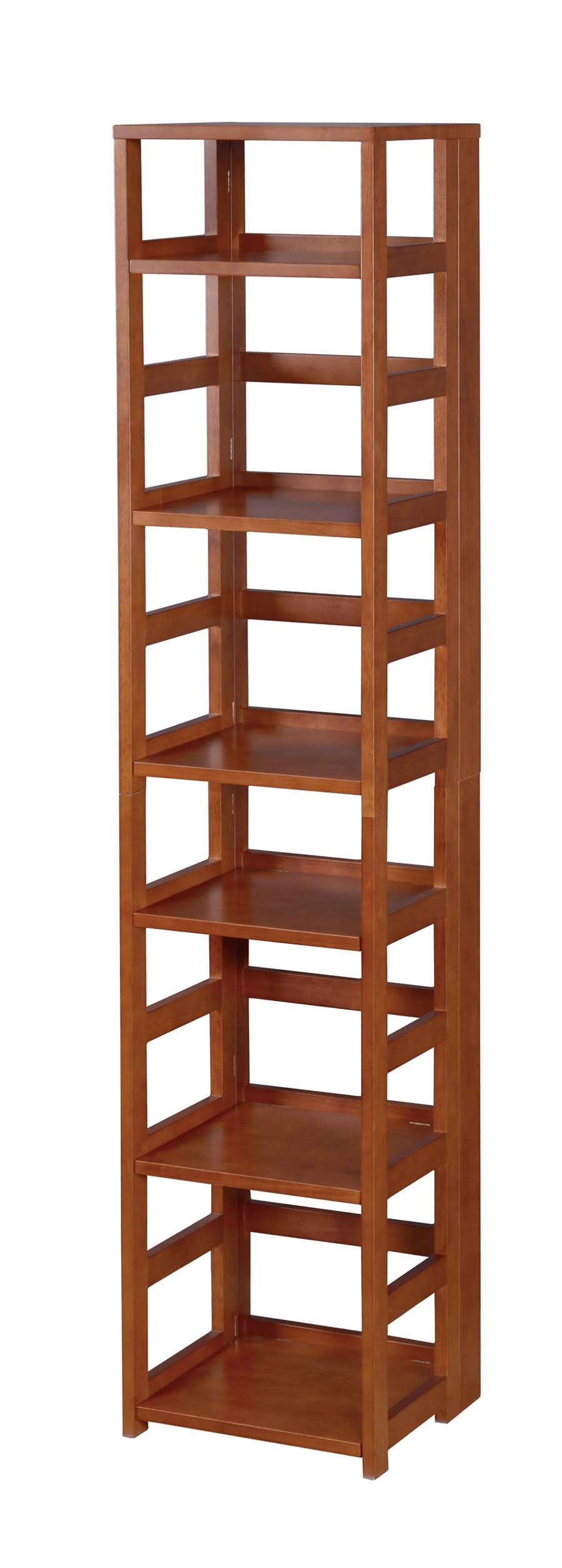 White 67x22 High Square Folding Bookcase K532515