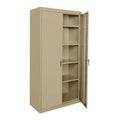 Storage Cabinet with Swing Handle, Tropic Sand - 46 x 24 x 78 in. A7084