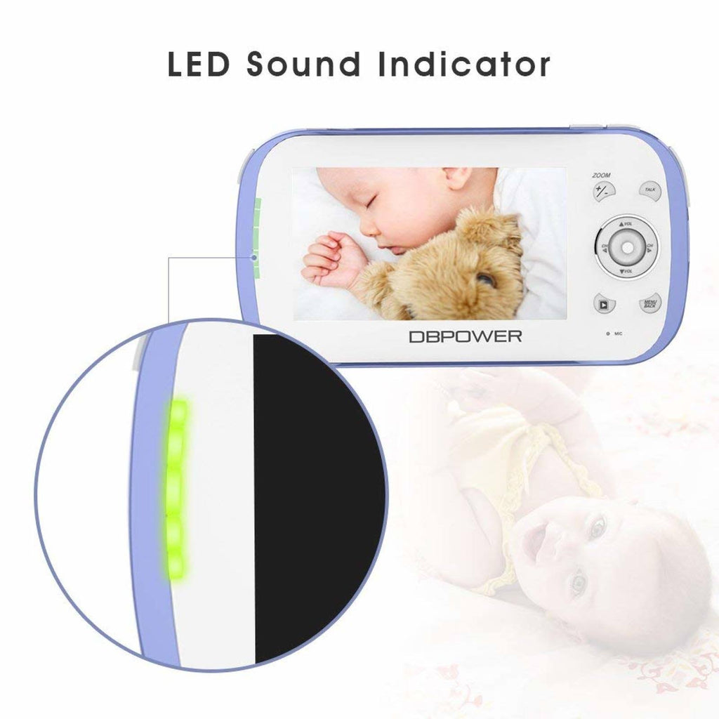 4.3" LCD Video Baby Monitor with 270 Pan-Tilt-Zoom W943