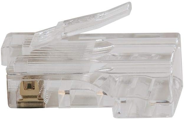 200-Pack Pass-Thru Modular Data Plugs for RJ45 and CAT6 T3793