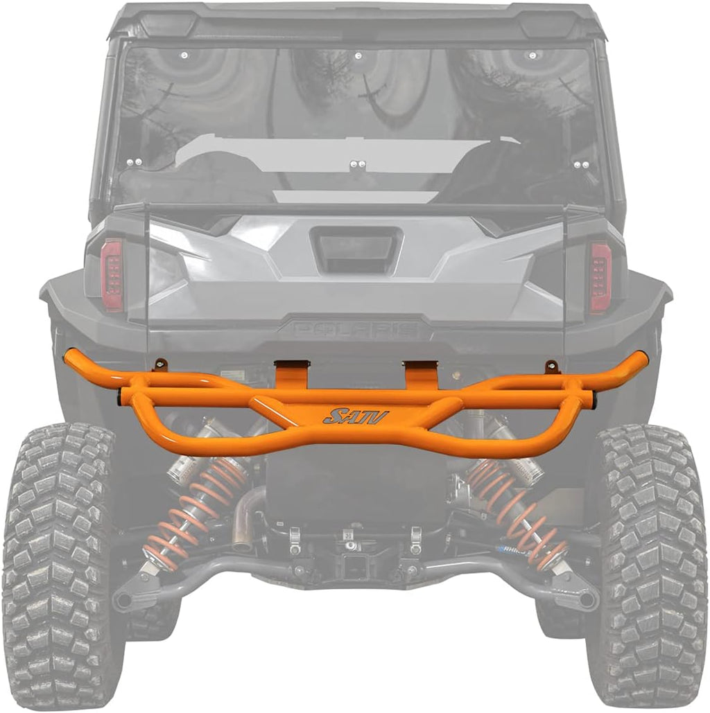 Black Heavy-Duty Steel Rear Bumper S618