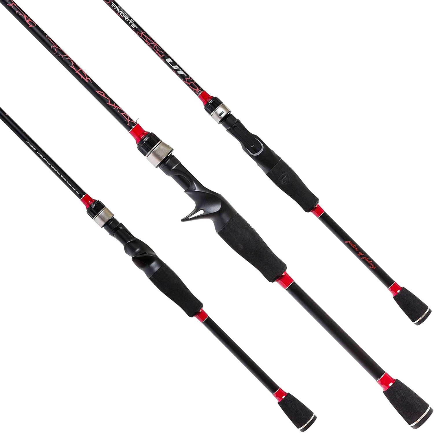 Light Weight Carbon Fiber Graphite Blend Fishing Rod E23488