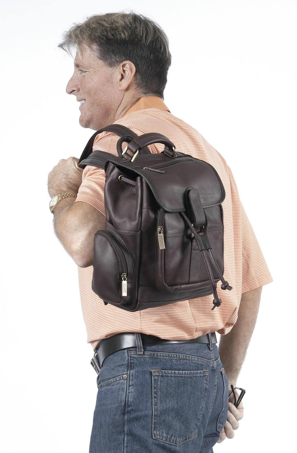 Distressed Brown Bak-Pak R52216