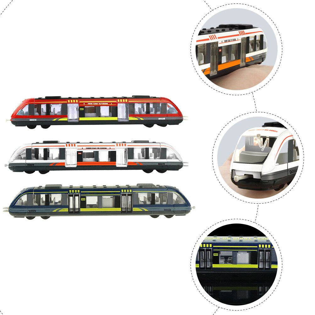 3pcs Simulation Electric Train Toy O514