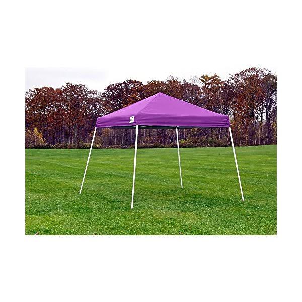Purple 12 ft. W x 12 ft. D Slant Leg Pop-Up Canopy G834958