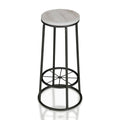 Metal Frame Bar Stool in Coaster White (Set of 2) M6281