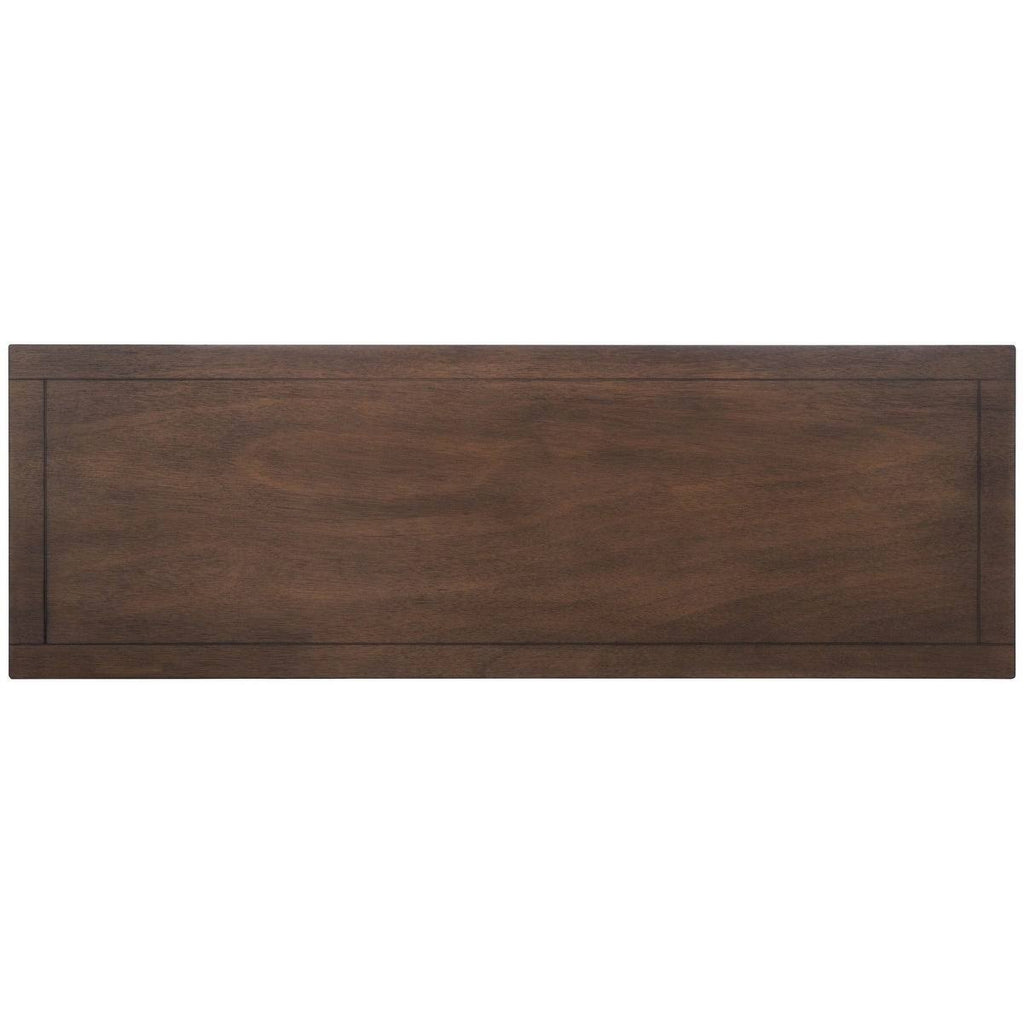 4 Drawer Distressed White Media Stand V5376